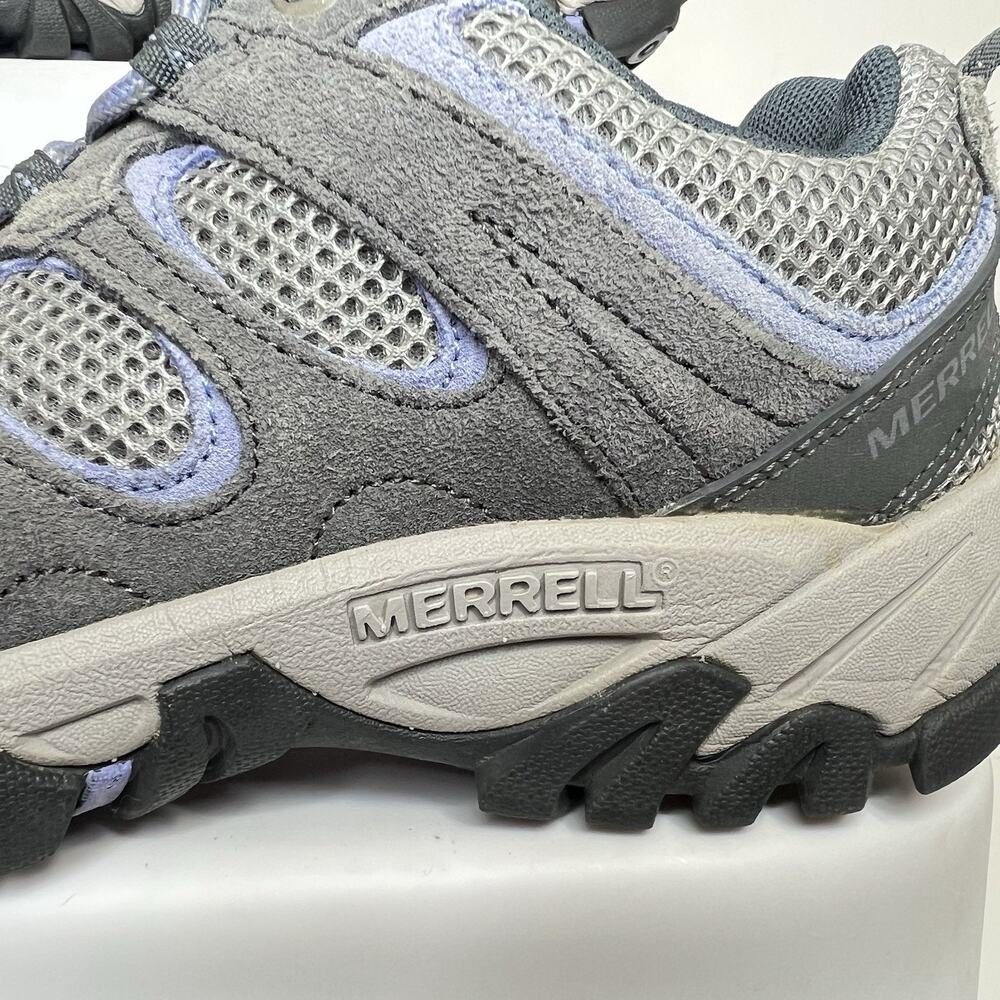 Merrell Moab Ventilator Womens Size 8 Gray Purple Vibram Hiking Walking Sneakers - Picture 4 of 11